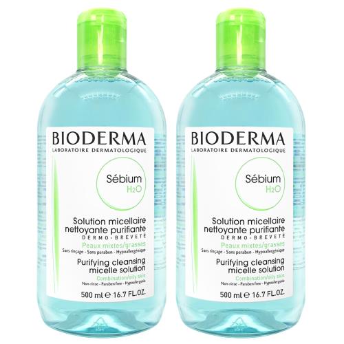 【BIODERMA】平衡控油潔膚液 500ml*2(效期22/01) (超值二入組)
