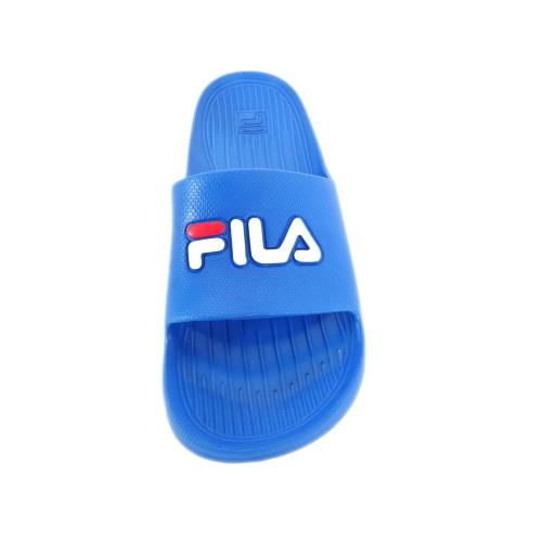 FILA Fila S355q Slide 男鞋 涼鞋 拖鞋 休閒 舒適 輕量 防水 水藍 白 4-S355Q-321【TOP QUEEN】