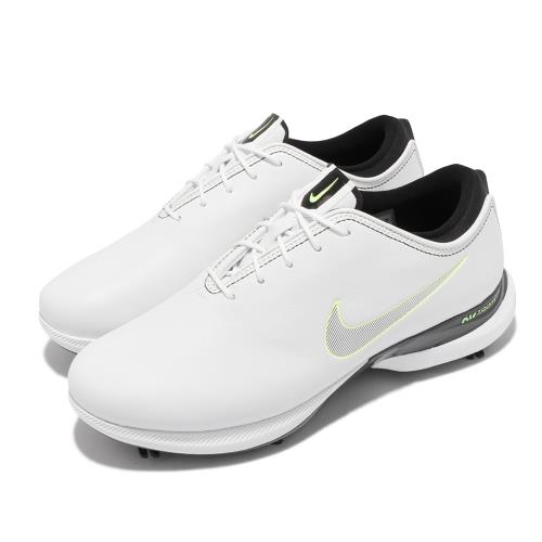 Nike 高爾夫球鞋 Victory Tour 2 寬楦 男鞋 Zoom氣墊 皮革鞋面 可拆式鞋釘 白 黑 CW8189-103 [ACS 跨運動]