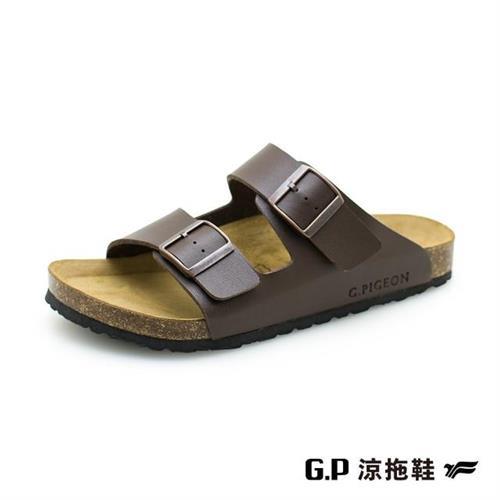 G.P 男款雙帶柏肯鞋M391-咖啡色(SIZE:40-44 共二色) GP