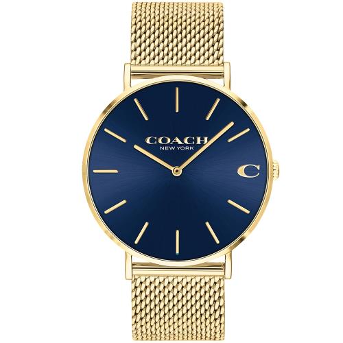 COACH 經典Logo C 米蘭帶腕錶/41mm/CO14602551