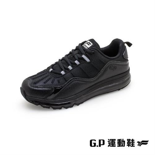 G P 男款全氣墊運動休閒鞋p7635m 黑色 Size 39 44 共二色 Gp 休閒運動鞋 Etmall東森購物網