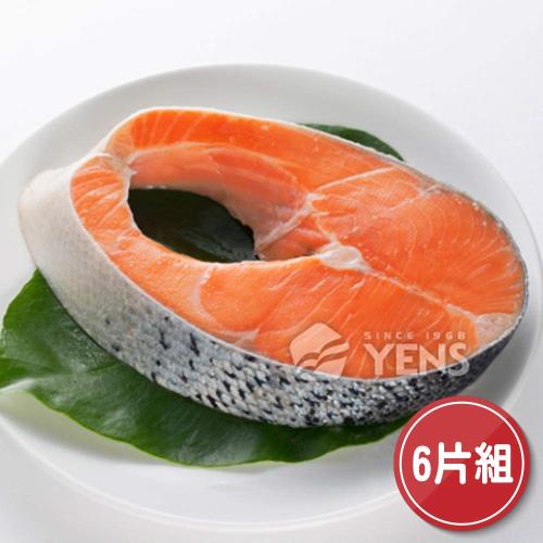 【熊媽媽優選】厚切鮭魚片6片直購組(300g±10%/片)