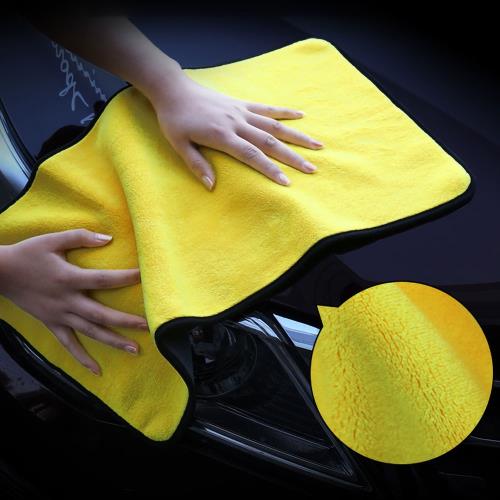不掉毛雙色超柔超吸水洗車巾A款(30*30cm)_2條