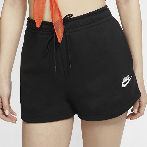 NIKE Sportswear Essentials 女裝 短褲 棉質 休閒 口袋 黑【運動世界】CJ2159-010