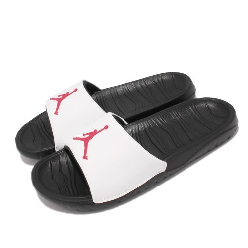 Nike 拖鞋 Jordan Break Slide 男鞋 喬丹 泡綿緩震 套腳 輕便 夏日穿搭 黑 白 AR6374-016 [ACS 跨運動]