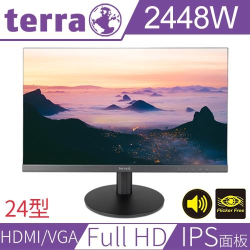 Terra沃特曼  2448W 24型 IPS面板 FHD不閃屏抗藍光螢幕