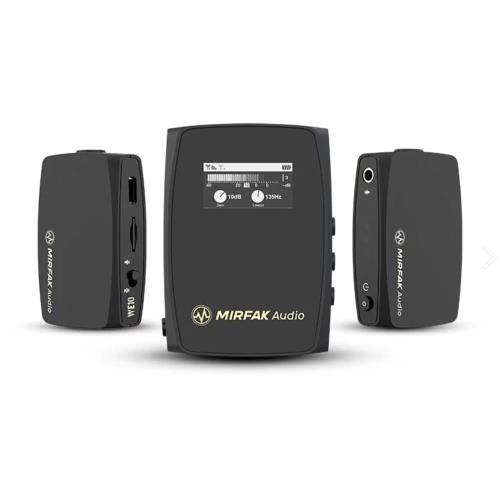 MIRFAK WE10 PRO 1對2 雙通道輕巧型無線麥克風 發射器＋1接收器 MFA11 (公司貨)