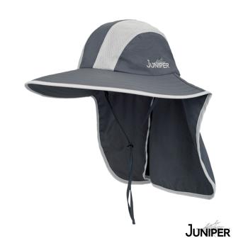 JUNIPER 抗UV防曬披風遮陽釣魚大眉帽 J7553