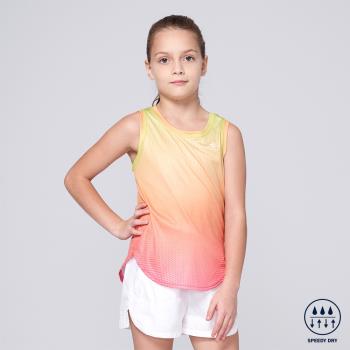 【BATIS 巴帝斯】吸濕排汗漸層運動背心 - 女童 - 三色