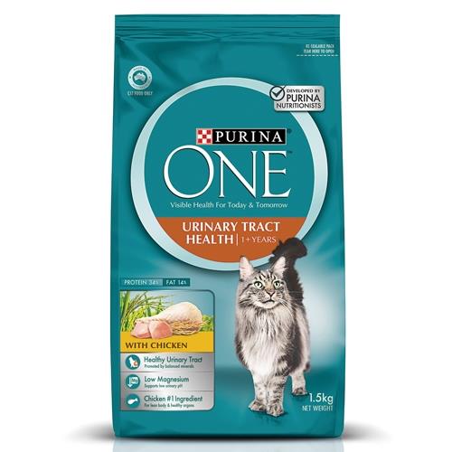 普瑞納-ONE CAT 頂級貓乾糧(成貓泌尿保健雞肉配方)1.5kg x2包組(102415)_(貓飼料)