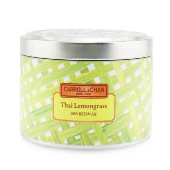 卡羅爾與陳 100%蜂蠟罐裝蠟燭 - 泰國檸檬草(8x6) cm