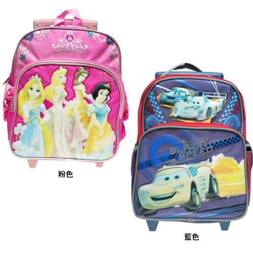 福利品日本進口迪士尼公主閃電麥坤拉桿童包兒童後背包包雙肩背包 385822/385839【卡通小物】