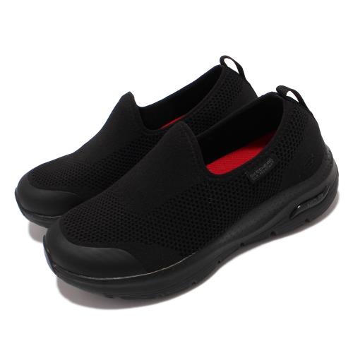 Skechers 休閒鞋 Arch Fit SR Absidy 女鞋 耐油 防滑 專利緩震鞋墊 支撐 舒適 黑 108022-BLK