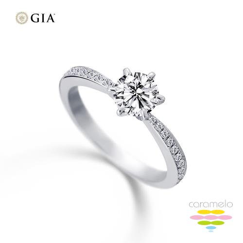 彩糖鑽工坊 GIA鑽石 50分 鑽石戒指 K金 六爪鑽戒 (天然鑽石)