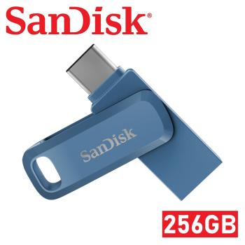 SanDisk 256GB 150MB/s Ultra Go USB Type-C OTG雙用隨身碟 靛藍 SDDDC3