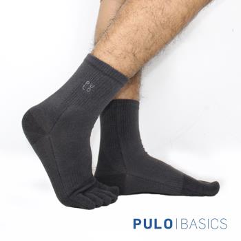 PULO-穿立淨除臭純色短筒五趾襪 (除臭/抑菌/五指襪/運動襪)
