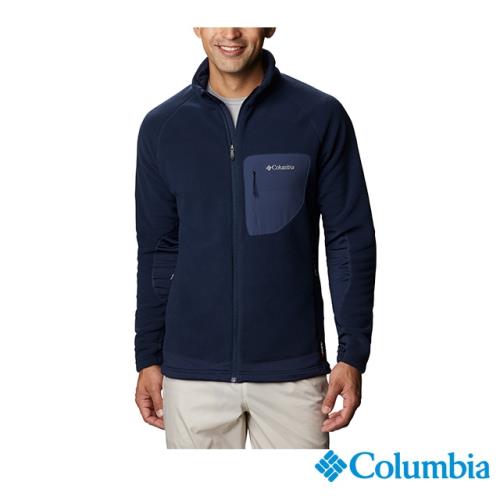 Columbia 哥倫比亞 男款- PL200刷毛外套-深藍 UAE07690NY