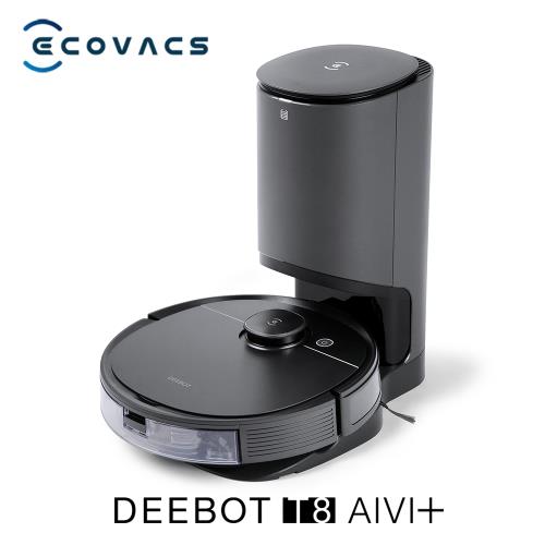 ECOVACS 科沃斯 DEEBOT T8 AIVI+ 智能掃地機器人送FITBIT Versa 3智慧手錶-午夜藍