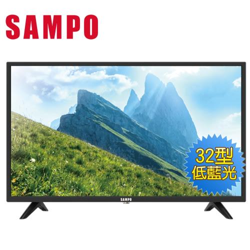 (促銷)SAMPO 聲寶 32型HD低藍光顯示器+視訊盒EM-32FB600-自助價