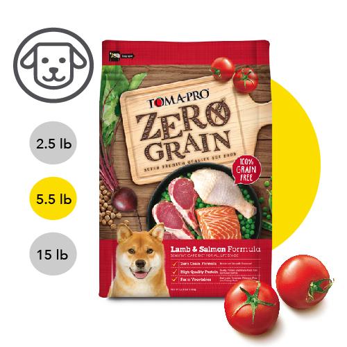 優格 零穀系列-0%零穀羊肉+鮭魚(全齡犬用敏感配方) 5.5磅(狗飼料) 