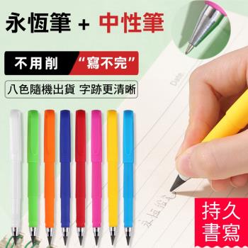 CS22 環保免削可擦不老永恆鉛筆(8入組)