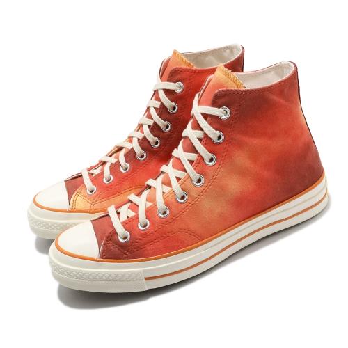 Converse Converse 休閒鞋 All Star 高筒 穿搭 男女鞋 基本款 麂皮 質感 三星標 情侶鞋 橘 紅 170590C