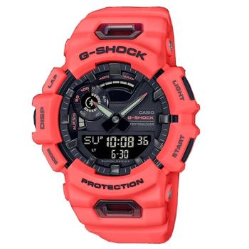 【CASIO 卡西歐】G-SHOCK 智慧藍牙連線 雙顯 男錶 矽膠錶帶 防水200米(GBA-900-4A)