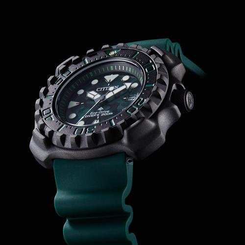 CITIZEN 星辰 PROMASTER 限量 鈦 1982年復刻版光動能潛水錶-BN0228-06W/45.8mm