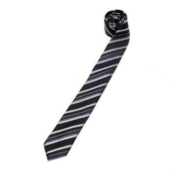 ANG LONG 黑色條紋質感領帶