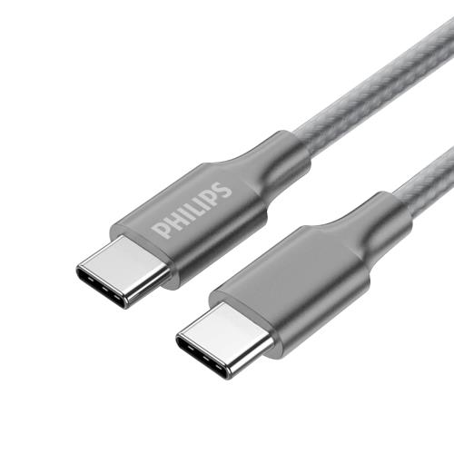 PHILIPS飛利浦USB-C to USB-C充電線200cm DLC4556C