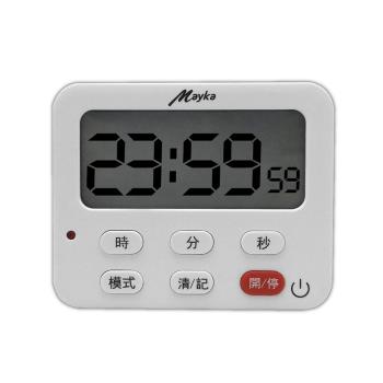 【明家Mayka】TM-E25 電子計時器 多功能 大音量(液晶顯示 靜音閃燈 磁吸)