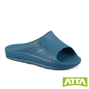 【ATTA】激厚減震★40厚均壓散步拖鞋-太平洋藍