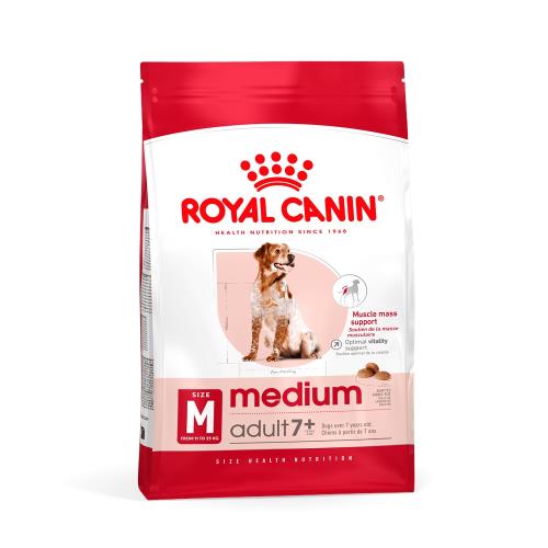 法國皇家SHN 中型熟齡犬7+歲齡M+7 4KG