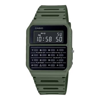 【CASIO 卡西歐】復古計算機電子錶 橡膠錶帶 全自動日曆 日常生活防水(CA-53WF-3B)