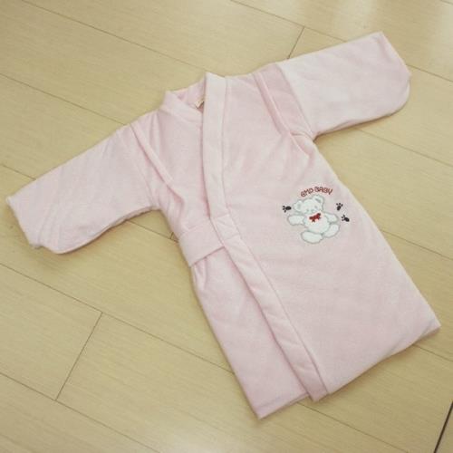 GMP BABY 寶貝保暖抖熊毛巾布鋪棉和服~1件粉色 ZW6-2-405-P