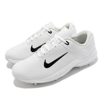 Nike 高爾夫球鞋 Air Zoom TW20 Wide男鞋 React科技 氣墊避震 皮革 可拆式鞋釘 白黑 CI4509-100