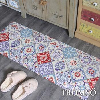 【TROMSO】廚房防油皮革地墊45x120cm多款任選(兩入組)