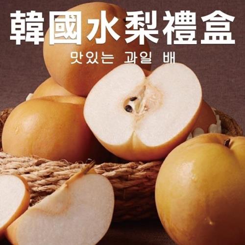 果物樂園-韓國特大水梨禮盒(10顆/每顆約500g±10%)