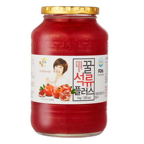 【韓味不二】花泉蜂蜜石榴茶1kg-韓國進口(效期:2022.11.12)
