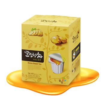 【韓味不二】花泉蜂蜜薑母茶球30g*15入-韓國進口