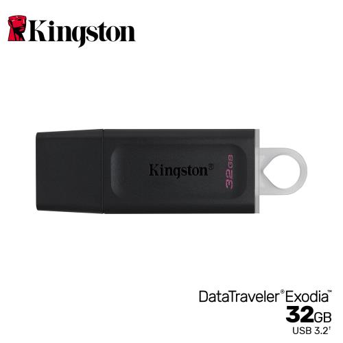 【Kingston 金士頓】DataTraveler Exodia USB3.2 32GB 隨身碟