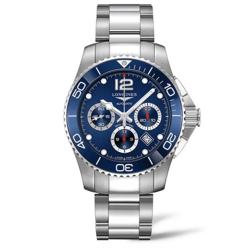 LONGINES 浪琴 康卡斯潛水系列 陶瓷框計時機械腕錶 L38834966 / 43mm