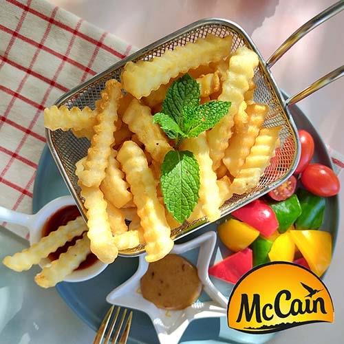 【McCain麥肯】美國進口 冷凍薯製品大廠 波浪薯條 600g/包