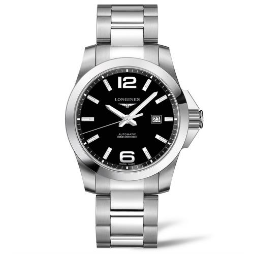 LONGINES 浪琴 征服者系列 經典大錶徑機械腕錶 L37784586 / 43mm