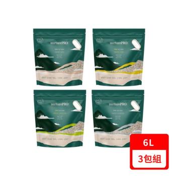 Nurture PRO天然密碼-100%天然豆腐砂6L(2.8KG) X3包組(下標數量2+贈神仙磚)