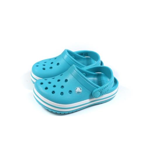 Crocs 涼鞋 花園鞋 藍色 童鞋 204537-4SL no041