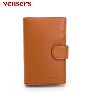 vensers 小牛皮潮流個性皮夾(TA500305棕色中夾)
