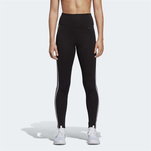 ADIDAS D2M 3S HR LT 女裝 長褲 緊身 內搭 訓練 健身 透氣 排汗 黑 DU2040【TOP QUEEN】