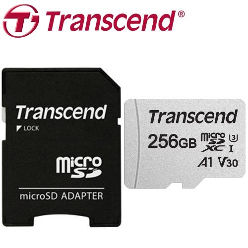 Transcend 256GB 300S UHS-I microSDXC Memory Card with SD Adapter